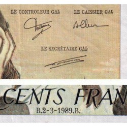 F 71-41 - 02/02/1989 - 500 francs - Pascal - Série D.297 - Etat : TTB-