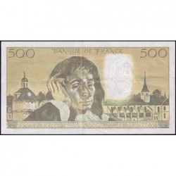 F 71-43 - 01/02/1990 - 500 francs - Pascal - Série B.312 - Etat : TTB