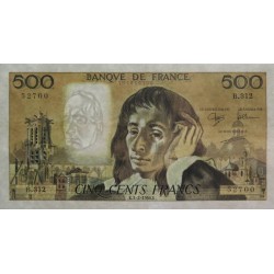 F 71-43 - 01/02/1990 - 500 francs - Pascal - Série B.312 - Etat : TTB