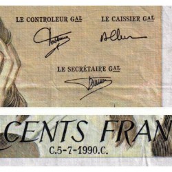 F 71-44 - 05/07/1990 - 500 francs - Pascal - Série M.315 - Etat : TB+
