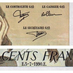 F 71-44 - 05/07/1990 - 500 francs - Pascal - Série O.317 - Etat : SUP