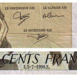 F 71-44 - 05/07/1990 - 500 francs - Pascal - Série U.317 - Etat : TB