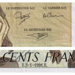 F 71-46 - 03/01/1991 - 500 francs - Pascal - Série W.333 (remplacement) - Etat : TB