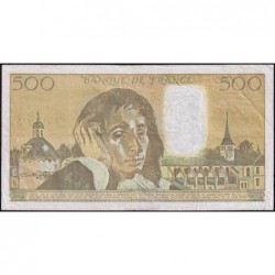 F 71-46 - 03/01/1991 - 500 francs - Pascal - Série B.337 - Etat : TB