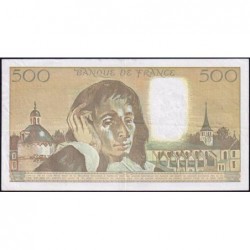 F 71-46 - 03/01/1991 - 500 francs - Pascal - Série V.337 - Etat : TB+