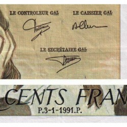 F 71-46 - 03/01/1991 - 500 francs - Pascal - Série F.343 - Etat : TB+
