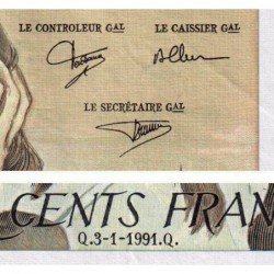 F 71-46 - 03/01/1991 - 500 francs - Pascal - Série B.344 - Etat : TTB-