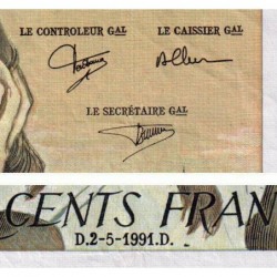F 71-47 - 02/05/1991 - 500 francs - Pascal - Série J.348 - Etat : TB+