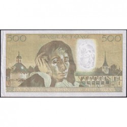 F 71-47 - 02/05/1991 - 500 francs - Pascal - Série Y.350 - Etat : TTB-