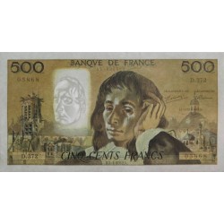 F 71-49 - 02/01/1992 - 500 francs - Pascal - Série D.372 - Etat : TTB+