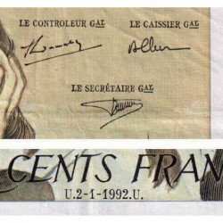 F 71-49 - 02/01/1992 - 500 francs - Pascal - Série Z.375 - Etat : TB