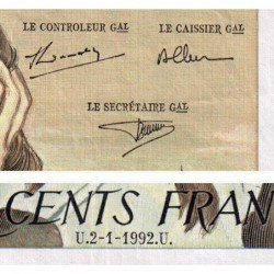 F 71-49 - 02/01/1992 - 500 francs - Pascal - Série Z.375 - Etat : TB+