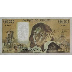 F 71-50 - 06/08/1992 - 500 francs - Pascal - Série S.393 - Etat : TTB-