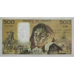 F 71-51 - 07/01/1993 - 500 francs - Pascal - Série Z.400 - Etat : TTB+