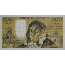F 71-51 - 07/01/1993 - 500 francs - Pascal - Série T.401 - Etat : SUP+