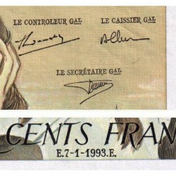 F 71-51 - 07/01/1993 - 500 francs - Pascal - Série T.401 - Etat : SUP+