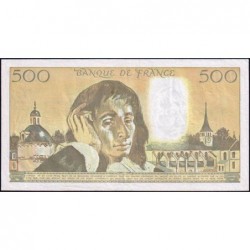 F 71-51 - 07/01/1993 - 500 francs - Pascal - Série U.401 - Etat : TTB