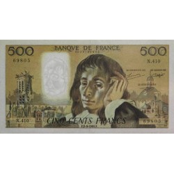 F 71-52 - 02/09/1993 - 500 francs - Pascal - Série N.410 - Etat : SUP-