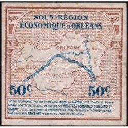 Orléans et Blois - Pirot 96-1 - 50 centimes - 01/06/1920 - Etat : TTB+
