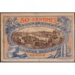 Roanne - Pirot 106-16 - 50 centimes - Série B 78 - 18/07/1917 - Etat : TB+