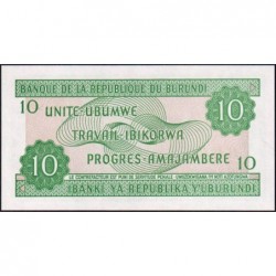 Burundi - Pick 33e_1 - 10 francs - Série BX - 05/02/2005 - Etat : NEUF