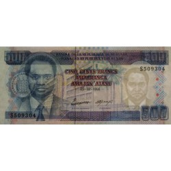 Burundi - Pick 37A - 500 francs - Série S - 05/02/1995 - Etat : NEUF