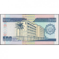 Burundi - Pick 45b - 500 francs - Série BQ - 01/09/2011 - Etat : NEUF