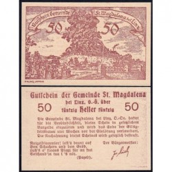 Autriche - Notgeld - St-Magadalena-bei-Linz - 50 heller - 1920 - Etat : NEUF