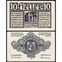 Autriche - Notgeld - St-Veit-im-Ongau - 10 heller - 01/08/1920 - Etat : pr.NEUF