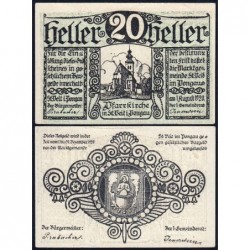 Autriche - Notgeld - St-Veit-im-Ongau - 20 heller - 01/08/1920 - Etat : SPL