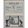 Autriche - Notgeld - Schärding - 40 heller - Type II a - 30/04/1920 - Etat : pr.NEUF