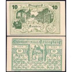 Autriche - Notgeld - Strengberg - 10 heller - 1920 - Etat : SPL