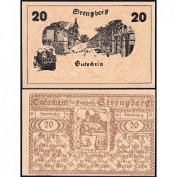 Autriche - Notgeld - Strengberg - 20 heller - 1920 - Etat : NEUF