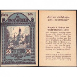 Autriche - Notgeld - Waidhofen-an-der-Ybbs - Type c - 50 heller - 01/06/1920 - Etat : NEUF