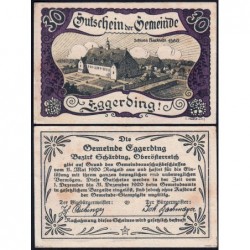 Autriche - Notgeld - Eggerding - 30 heller - Type c - 11/05/1920 - Etat : SUP