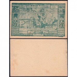 Autriche - Notgeld - Eizendorf - 50 heller - Type a - 1920 - Etat : SUP+