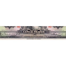 Mexique - Pick 60g - 5 pesos - Série MD - Préfixe W - 08/11/1961 - Etat : SUP+