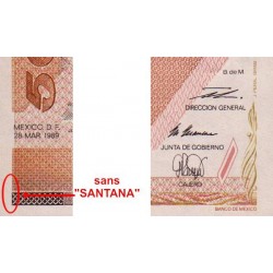 Mexique - Pick 88b - 5'000 pesos - Série KG - Préfixe S - 24/02/1987 - Etat : TTB+