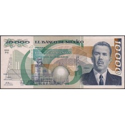Mexique - Pick 90c - 10'000 pesos - Série PG - Préfixe Z - 28/03/1989 - Etat : TTB+