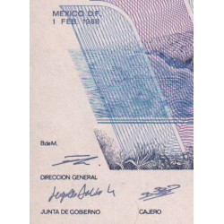 Mexique - Pick 92a - 20'000 pesos - Série DH - Préfixe R - 01/02/1988 - Etat : NEUF