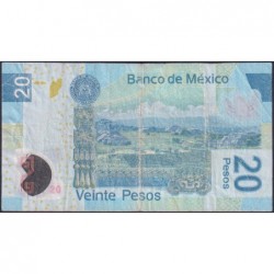 Mexique - Pick 122l - 20 pesos - Série L - Préfixe N - 03/05/2010 - Polymère - Etat : TB