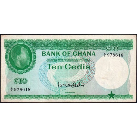 Ghana - Pick 7 - 10 cedis - Série A/1 - 1965 - Etat : TB+