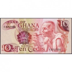 Ghana - Pick 16f - 10 cedis - Série X/1 - 02/01/1978 - Etat : NEUF