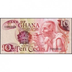 Ghana - Pick 16f - 10 cedis - Série A/2 - 02/01/1978 - Etat : pr.NEUF