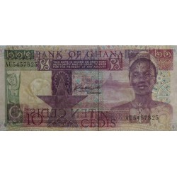 Ghana - Pick 20c - 10 cedis - Série AU - 02/01/1980 - Etat : NEUF