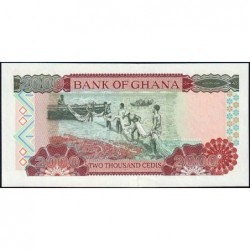 Ghana - Pick 33d - 2'000 cedis - Série BC - 01/07/1999 - Etat : NEUF