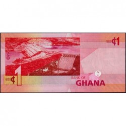 Ghana - Pick 37c_2 - 1 cedi - Série EU - 06/03/2010 - Etat : pr.NEUF
