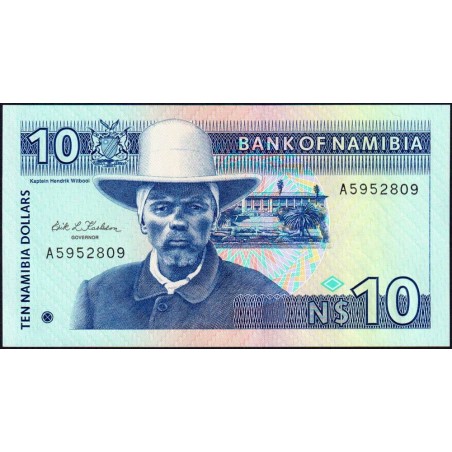 Namibie - Pick 1a - 10 dollars - Série A - 1993 - Etat : NEUF