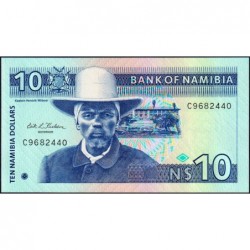 Namibie - Pick 1a - 10 dollars - Série C - 1993 - Etat : NEUF