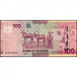 Namibie - Pick 14 - 100 dollars - Série K - 2012 - Etat : TB+